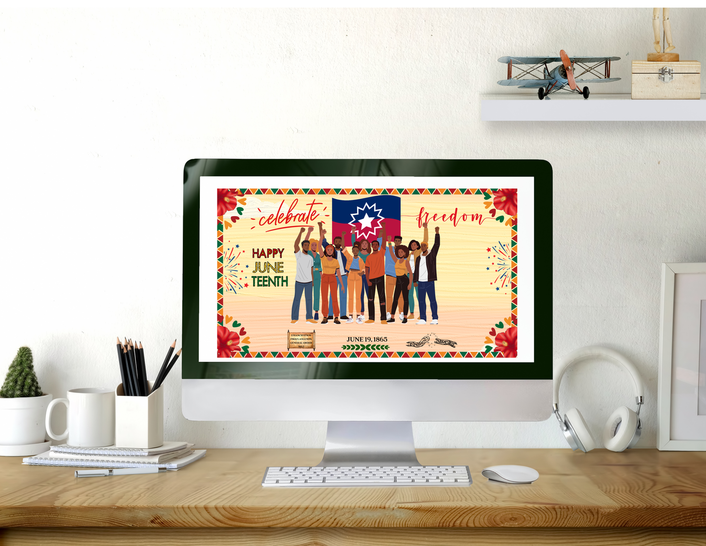 Juneteenth Decorative Poster Calendar