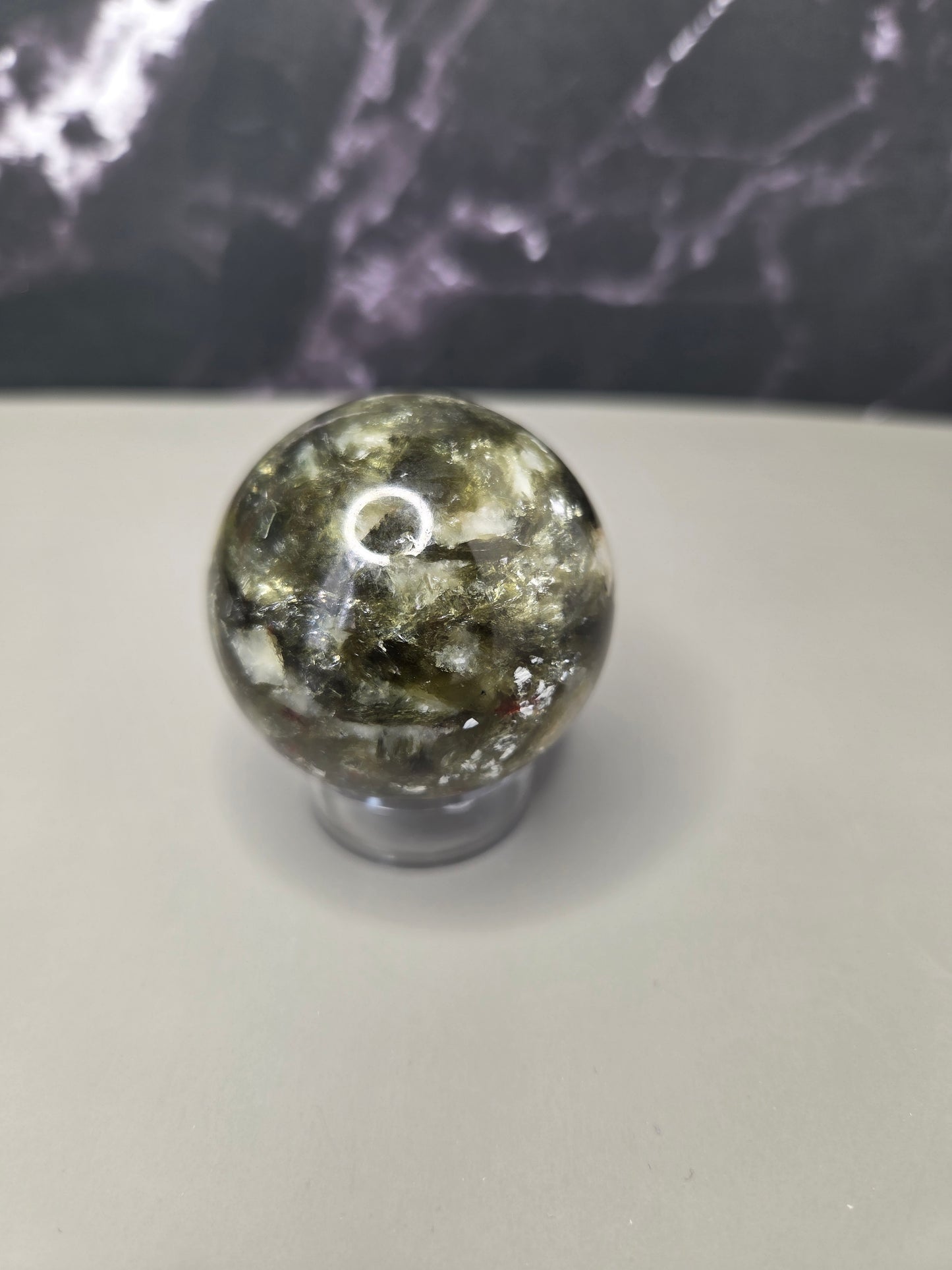 Green Mica Sphere