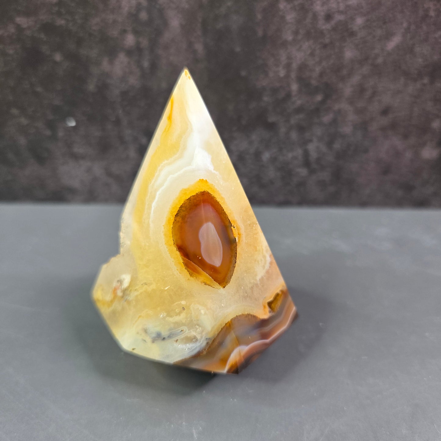 Golden Druzy Agate Conic Towers