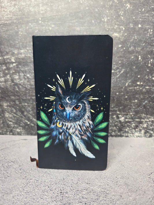 Owl Themed Undated Weekly Planner and Notebook
