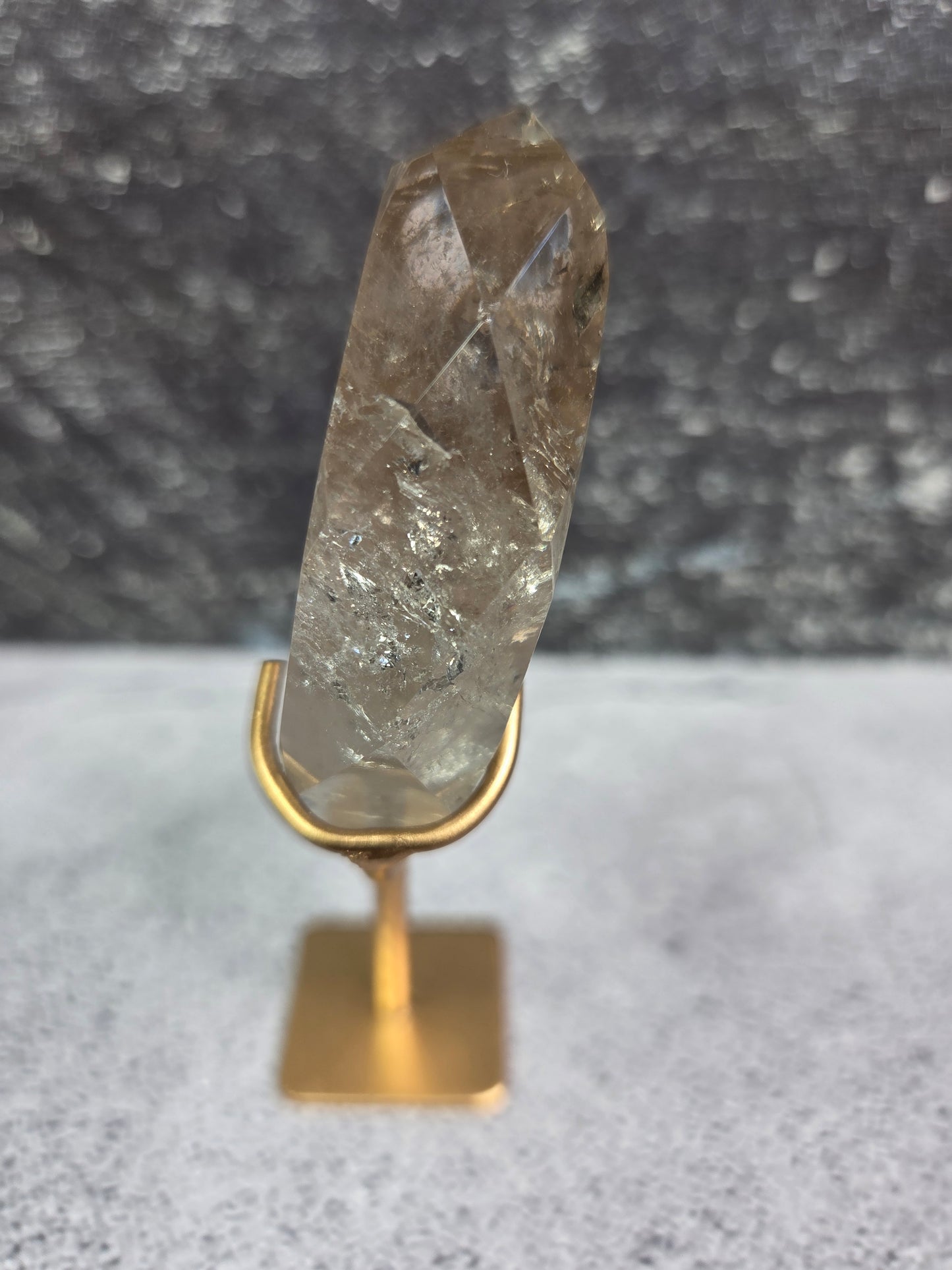Faceted Cut Smoky Quartz Moons