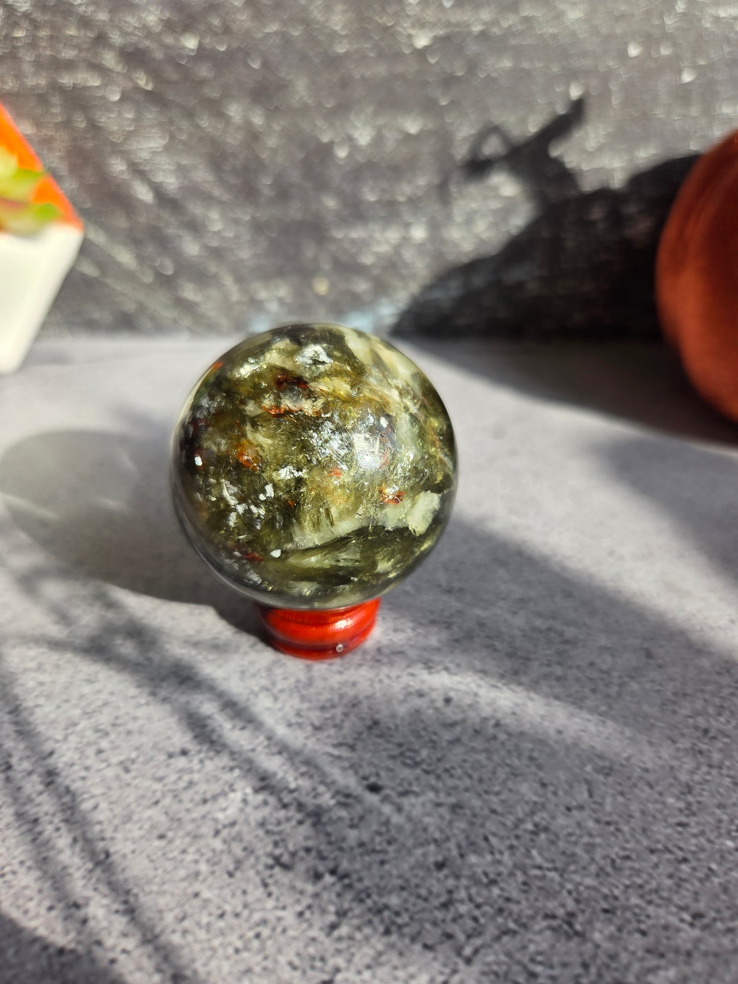 Green Mica Sphere