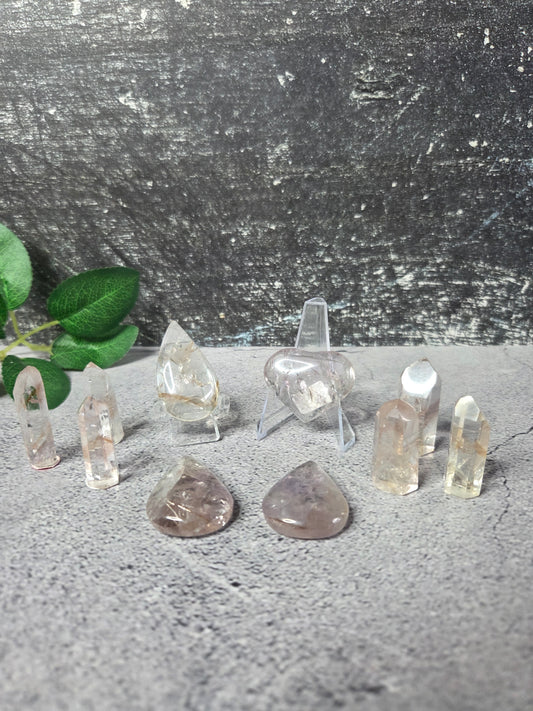 Phantom Powellite Crystals