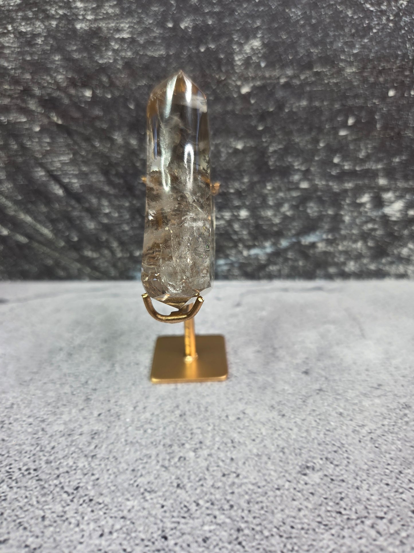 Faceted Cut Smoky Quartz Moons