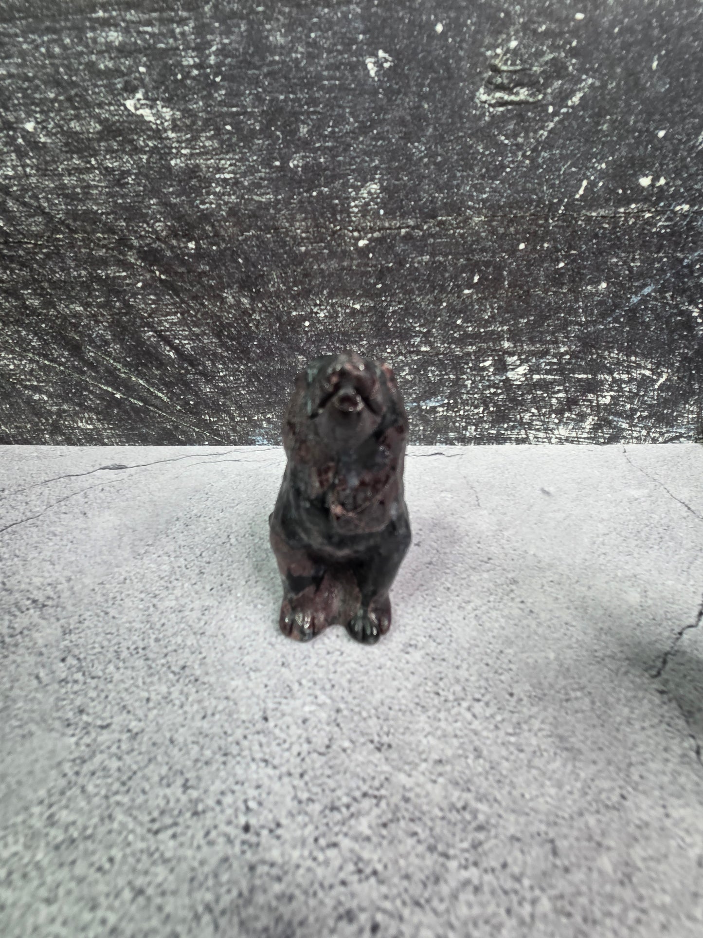 Garnet Wolf Carvings