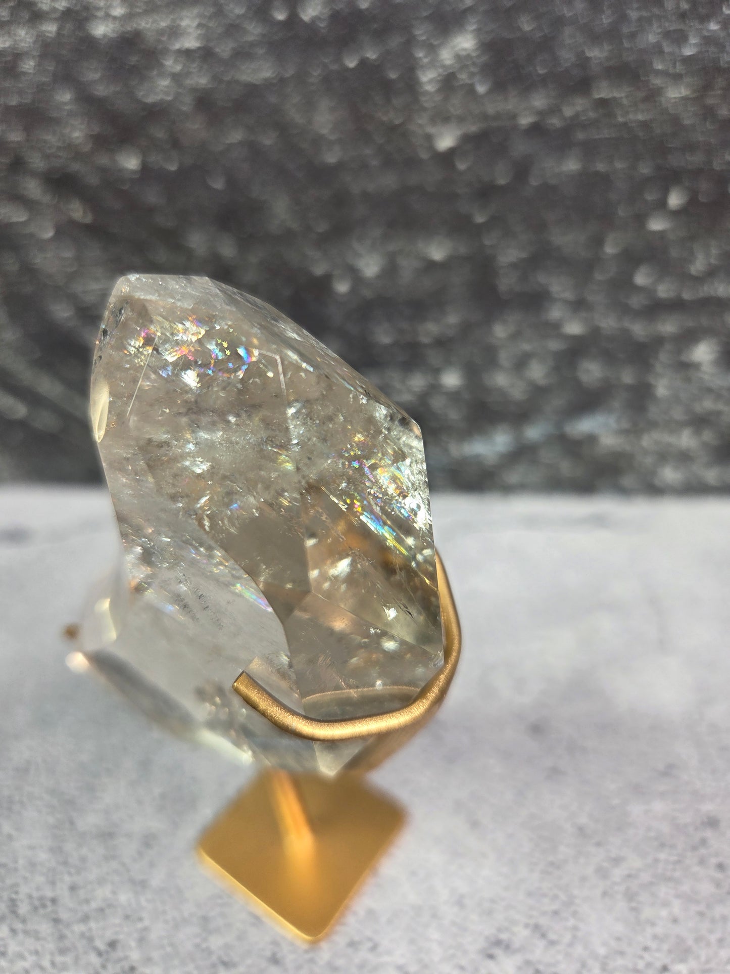 Faceted Cut Smoky Quartz Moons