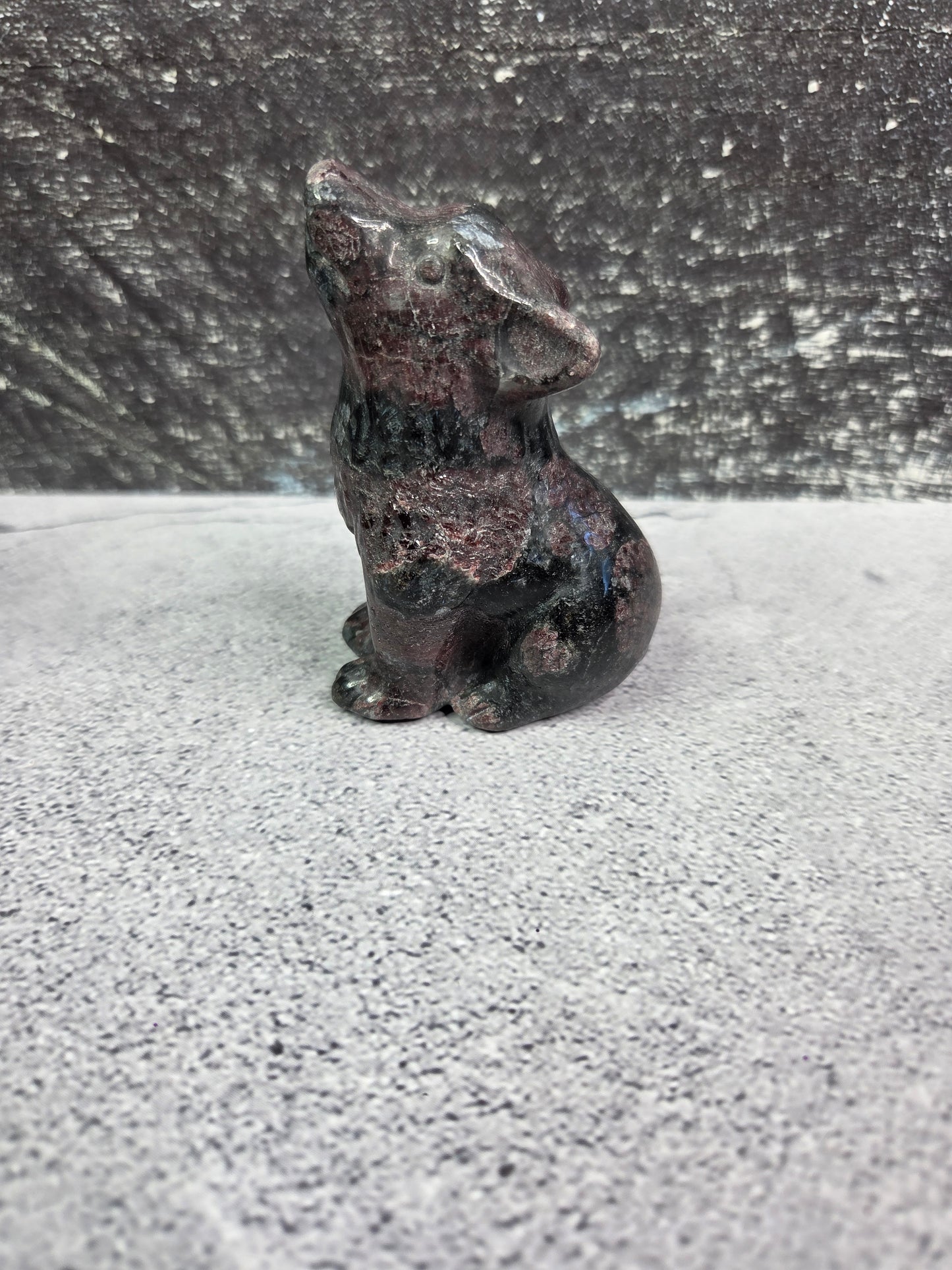 Garnet Wolf Carvings