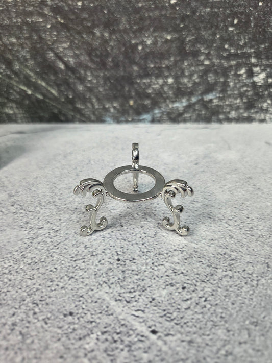 Silver Sphere Stand