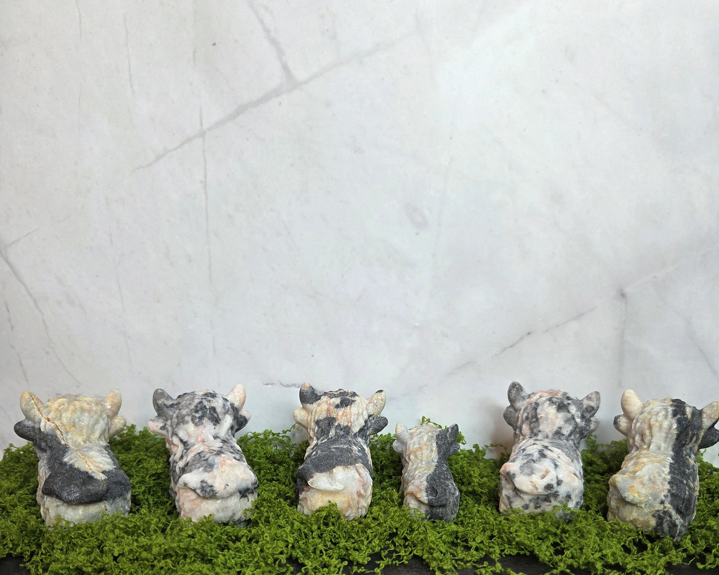 Jasper Highland Cow Carvings