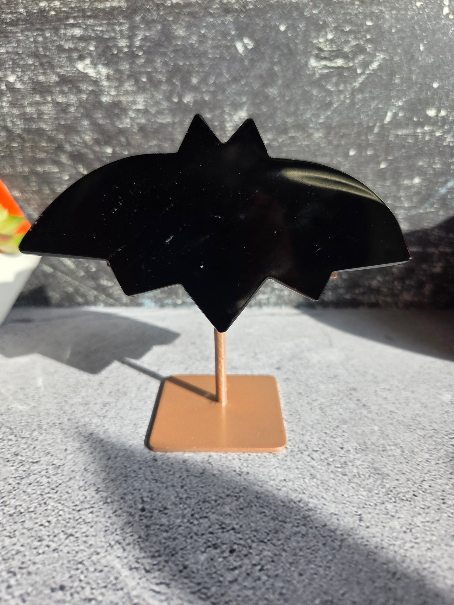 Halloween Bat Carvings with Stands