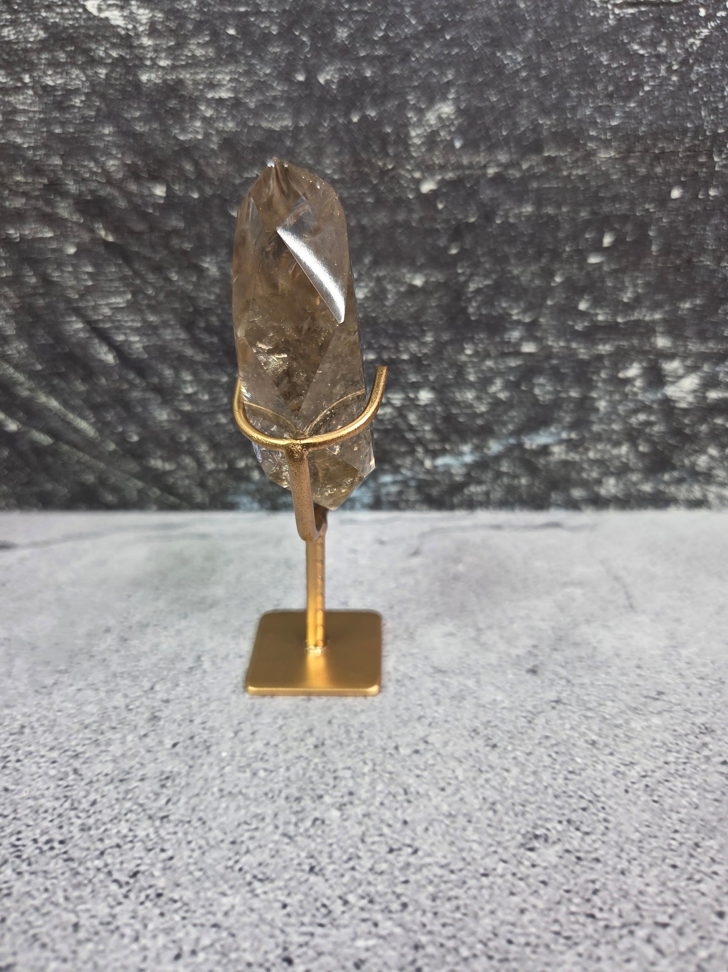 Faceted Cut Smoky Quartz Moons