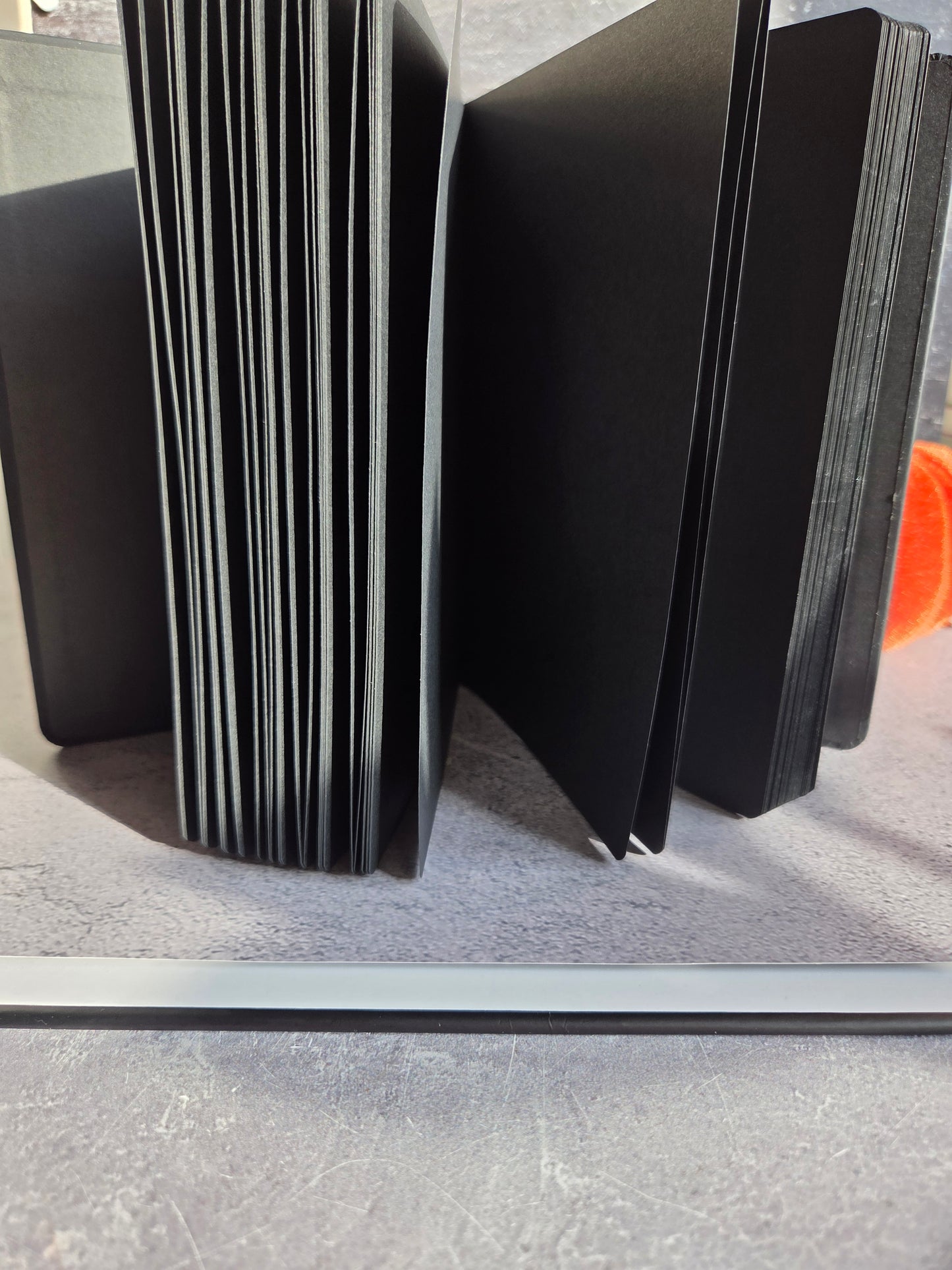 Iridescent Silver and Black Butterfly Journal
