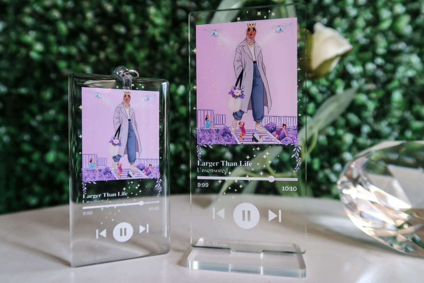Larger Than Life Album Key Chain