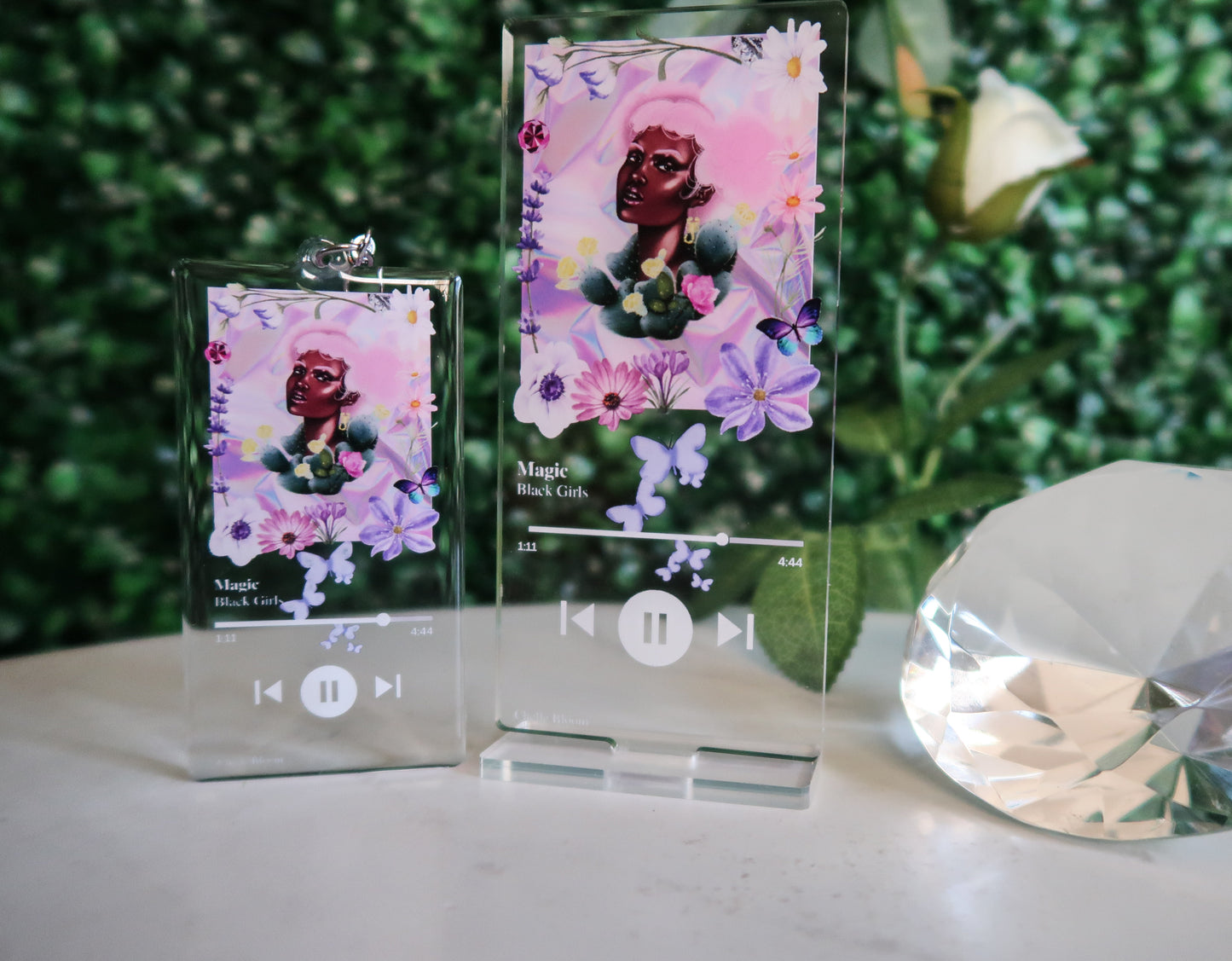 Black Girl Magic Album Key Chain