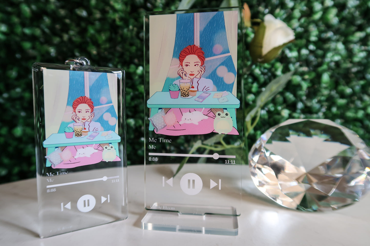 Me Time Album Keychain