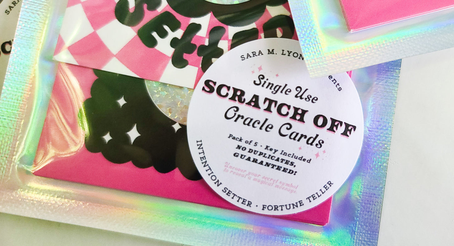 Scratch-Off Oracle Cards