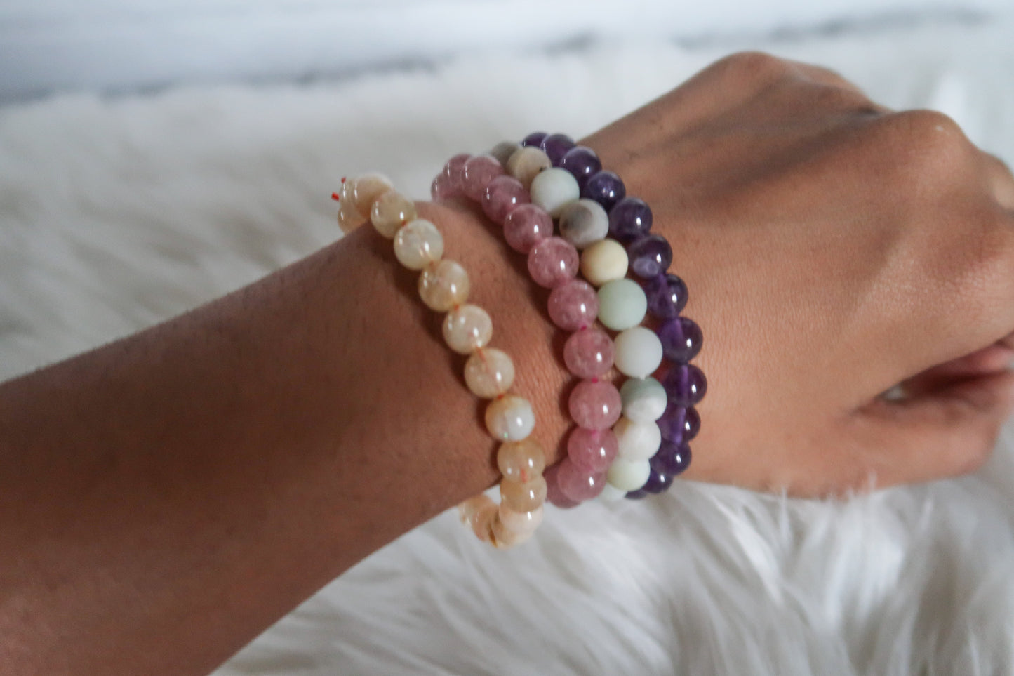 Beautiful Natural Amazonite Stone Bracelet