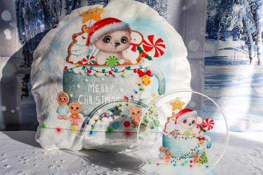 Chelle Bloom Christmas Pillows