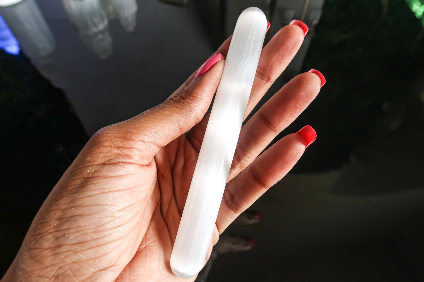 Selenite Polished Crystal Wand
